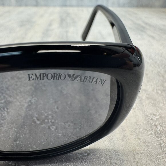 Emporio Armani Womens 9721/S Black Sunglasses Excellent - Picture 7 of 12